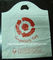 100% Compostable Plastic Bags Die Cut Shopping Bag in White