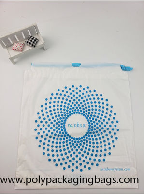 CPE Elbise İpli Plastik Torbalar Dijital Günlük İhtiyaçlar Paketleme Neme Dayanıklı