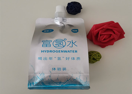 Süt Suyu Hidrojen Su için Yeniden Kullanılabilir Stand Up Plastik İçecek Sıvı Emzik Kılıfı