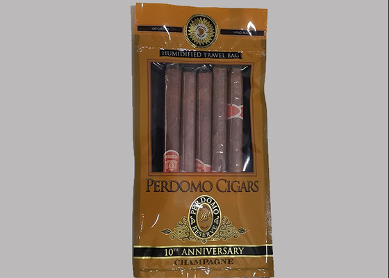 Özel Kapaklı Tütün Puro Kilitli Torba, Zipli Puro Paketleme Torbaları