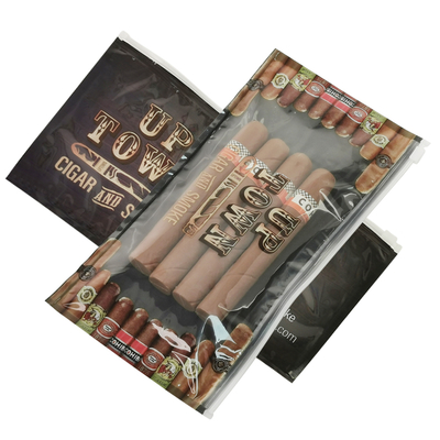 Profesyonel Sigara Humidor Torbaları Üreticileri 90 Gün Değerinde Koruma için Grave Baskı ve Nemlendirici Torbalar