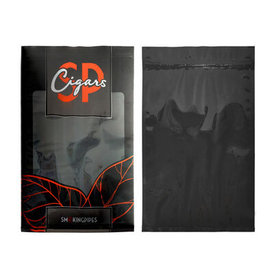 Ziplock Design Cigar Bags Custom Moisturizing Plastic Zipper Bags Ideal for Preserving Freshness and Maintaining of Cigars