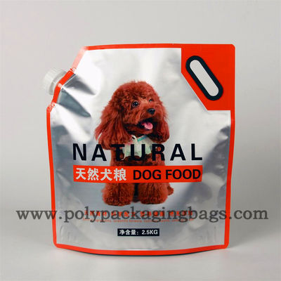 2.5KG Stand Up Alüminyum Folyo PET Emzikli Torbalar Emzikli Torbalar