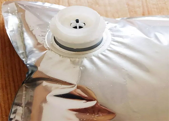 Kok Şurubu 2L Aseptik Sıvı Plastik Poşet Kutuda Tıkaçlı Şarap Paketleme Çantası