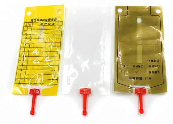 100ML Özel Domuz Semen Toplama Torbaları OPP Tasarım 0.04mm-0.22mm