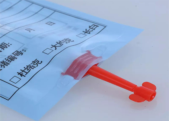 Suni Tohumlama Tek Kullanımlık Sürekli Semen Sperm Torbası Domuz İçin PE Plastik
