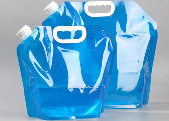 Katlanabilir 5L 10L Plastik Kova Kamp Stand Up Su Kılıfı Büyük Kapasiteli