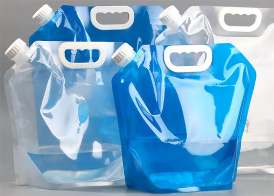 Katlanabilir 5L 10L Plastik Kova Kamp Stand Up Su Kılıfı Büyük Kapasiteli