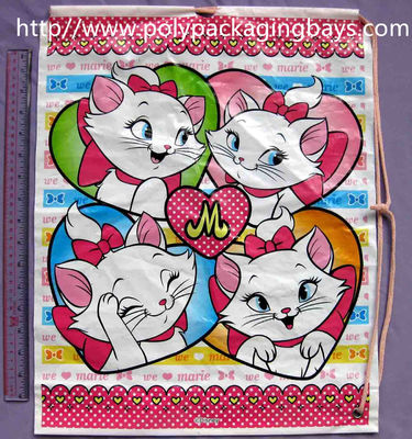 kolay açılır ve yakın Plastik İpli Sırt Çantası Hediye Paketleme / Oyuncak Paketleme Çantaları