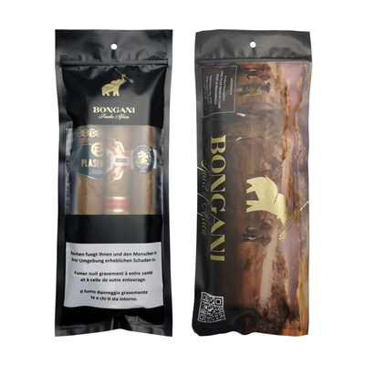 Özel Ziplock Sigara Humidor Torbaları Nemlendirilmiş Sistem ve Ekran Pencereyle 90 Gün Koruma 20 Sigara Kapasitesi