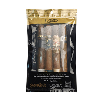 Özel Baskı Seyahat Sigara Humidor Torbası 4-6 Sigara Sigara Paketleme Torbası ile Nemlendirilmiş Plastik Torbalar