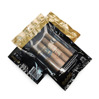 Özel Baskı Seyahat Sigara Humidor Torbası 4-6 Sigara Sigara Paketleme Torbası ile Nemlendirilmiş Plastik Torbalar