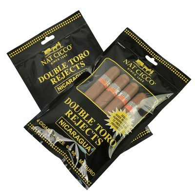 Özel Tütün Ambalajı Nemlendiricisi Plastik Cüzdanlar Nemlendirilmiş Sigara Humidor Torbaları 4-5 Sigara için Higrometre & Divider ile