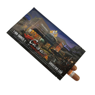 Purolu Nemlendirilmiş Torba Şeffaf Folyo Kilitli Sigara Tütünü Nem Torbası Isıyla Yapıştırılan Plastik Sigara Humidor Ambalaj Torbaları