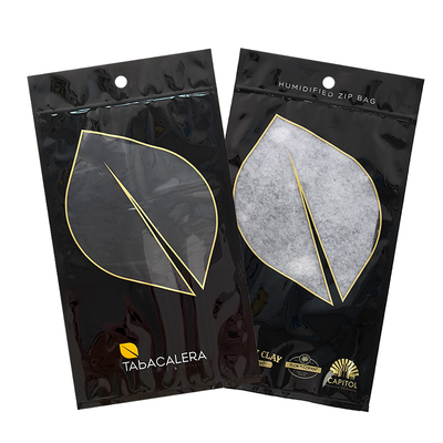Özel PE PET Plastik ambalaj Nem geçirmez Tekrardan Kullanılabilir Zip Kilitli Mylar Torbası Tütün Sigarası için Kalkan Tasarım Sıcak Damgalama