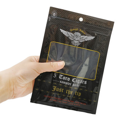 Özel tasarlanmış nem geçirmez düz çantalar basılı ısı mühürlenebilir alüminyum folyo Mylar 3 yan mühürleme tütün yaprağı sigara sargıları için