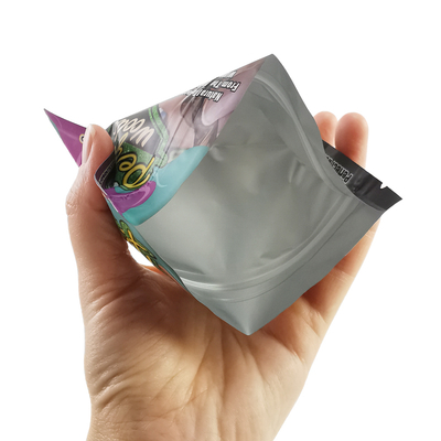 Folyo Mylar Plastik Kokusuz Tütün Nem Dayanıklı 30g 50g Sigara Ambalaj Çantaları Yırtıcı Çentik