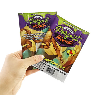 Özel Logo Isı Yalıtımlı Folyo Mylar Çanta Nem Tütün Ambalajı Fermuarlı Plastik Humidor Puro Kilitli Torbalar puro nem torbaları