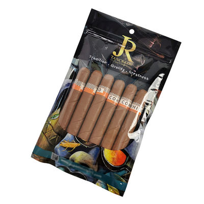 Özel Baskılı Plastik El Tipi Sigara Sarma Aksesuarları Özel Tütün Puro Seyahat Çantası Ambalaj Poşetleri İçin