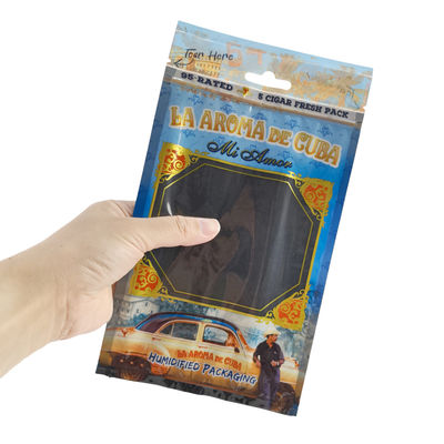 Özel Lüks Deri Sigara Gezginlik Çantası Nemlendirici Taşınabilir Sedir Döşenmiş Nemlendirici Çanta Nem Kontrolü Ziplock Cüzdanı