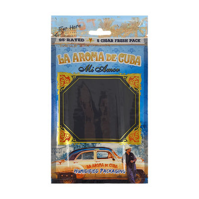 Özel Lüks Deri Sigara Gezginlik Çantası Nemlendirici Taşınabilir Sedir Döşenmiş Nemlendirici Çanta Nem Kontrolü Ziplock Cüzdanı