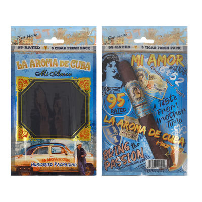 Özel Lüks Deri Sigara Gezginlik Çantası Nemlendirici Taşınabilir Sedir Döşenmiş Nemlendirici Çanta Nem Kontrolü Ziplock Cüzdanı