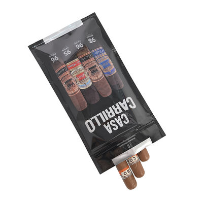 Özel Lüks Deri Sigara Gezginlik Çantası Nemlendirici Taşınabilir Sedir Döşenmiş Nemlendirici Çanta Nem Kontrolü Ziplock Cüzdanı