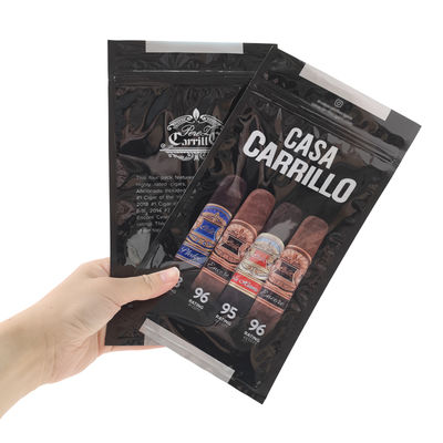 Özel Lüks Deri Sigara Gezginlik Çantası Nemlendirici Taşınabilir Sedir Döşenmiş Nemlendirici Çanta Nem Kontrolü Ziplock Cüzdanı