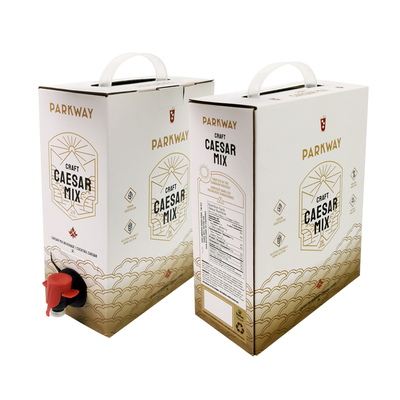 Özel 1L 1.5L 2 Litre 3L 5L 96OZ BIB TORBA Tek Kullanımlık Torba Kutuda ÇayMeyve Suyu Kahve Paket Servis Kağıt Kutu Ambalajı Dağıtıcı ile