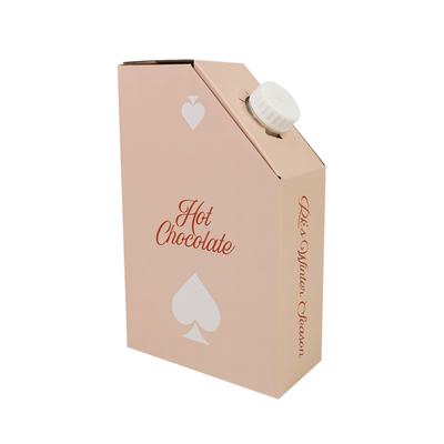Özel 1L 1.5L 2 Litre 3L 5L 96OZ BIB TORBA Tek Kullanımlık Torba Kutuda ÇayMeyve Suyu Kahve Paket Servis Kağıt Kutu Ambalajı Dağıtıcı ile