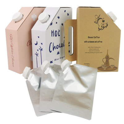 Plastik BIB (Bag in Box) 1L Sıcak Kahve Kutusu Sıvı Ambalajı