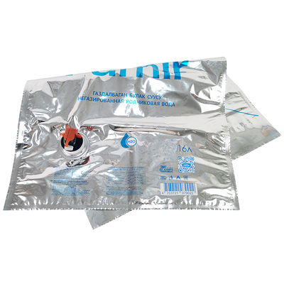 Özel Aseptik 3L 5L 10L 15L 20L Kahve Şarap Şurubu Su Liquid BIB Bag Vitop Valve ile Kutusu İçindeki Plastik Torba