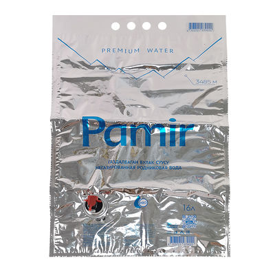 Özel Aseptik 3L 5L 10L 15L 20L Kahve Şarap Şurubu Su Liquid BIB Bag Vitop Valve ile Kutusu İçindeki Plastik Torba