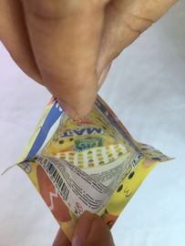 Oyun Kartı Yeniden Açılabilir Kilitli Çanta İçin Renkli Özel OPP Üst Fermuar Kılıfı Kollu