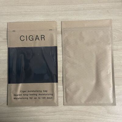 Ziplock Tasarım Puro Humidor Çantaları Hafif ve Kompakt, Puro Koruması İçin MOPP VMPET PE Malzeme Yapısına Sahip