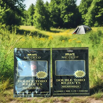 Küçük Sigara Nemlendirici Plastik Fermuar Torbaları Sigara Humidor Torbaları 0.09mm Kalınlığı Uzun süre tazelik için dayanıklı mühür
