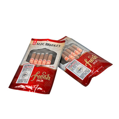 Cigarlar Sigara Humidor Çantaları Gıda kalitesi TPU PE malzemesi Ziplock Tasarımı Hava geçirmez mühür Uzun süreli nem mühürü
