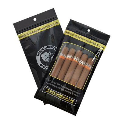 Orta Sigara Humidor Torbaları Sigara ve tazeliği korumak için depolama çözeltisi sağlayan 009mm malzemeden yapılmış Ziplock kapalı tasarlanmış