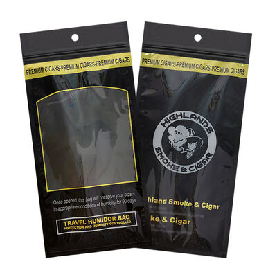 Orta Sigara Humidor Torbaları Sigara ve tazeliği korumak için depolama çözeltisi sağlayan 009mm malzemeden yapılmış Ziplock kapalı tasarlanmış