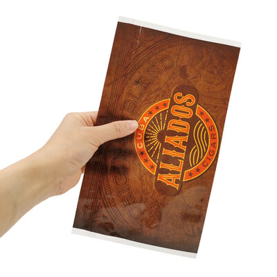 0.09mm thickness Cigar Humidor Bags with tear resistant and puncture resistant features designed to hold 5 cigars volume