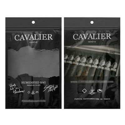 0.09mm Malzemeler İçerideki Nem Tablosu ile Sigara Humidor Torbaları Sigaranın Korunması İçin Tasarlanmış Özel Renk Seçenekleri