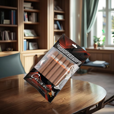 0.09mm Malzemeler İçerideki Nem Tablosu ile Sigara Humidor Torbaları Sigaranın Korunması İçin Tasarlanmış Özel Renk Seçenekleri