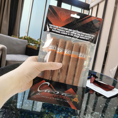 0.09mm Malzemeler İçerideki Nem Tablosu ile Sigara Humidor Torbaları Sigaranın Korunması İçin Tasarlanmış Özel Renk Seçenekleri