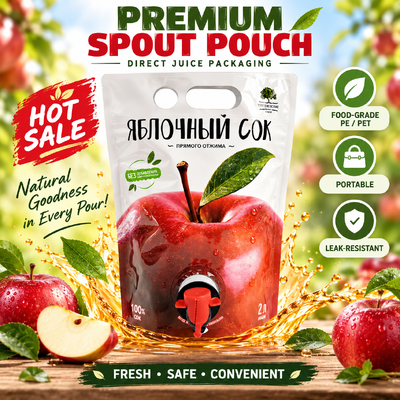 Free Sample Stand Up Pouch With Spout Gravure Printing Style Customizable Packaging For Juice Sauce And Liquid Products