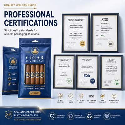 Cigar Humidor Bags Small Size Options Designed For Humidity Retention And Convenient Portability