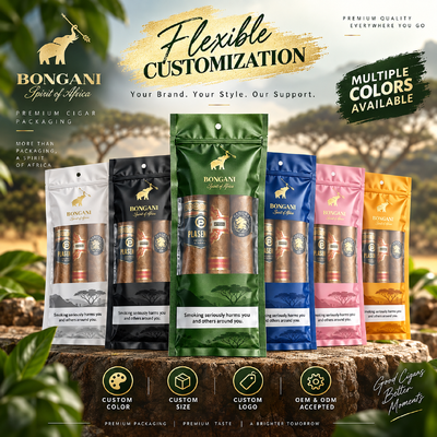 Nem Levhası İçeren, 5 Puro Saklamak İçin Uygun, Optimum Koşulları Koruyan Küçük Boy Puro Humidor Çantaları
