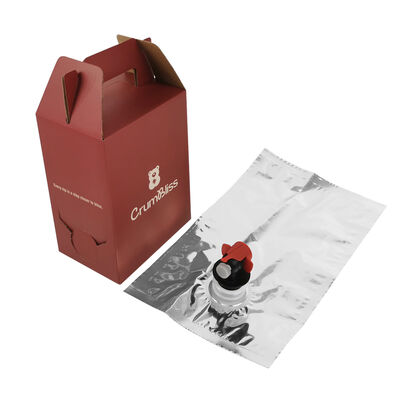 Bag In Box Featuring Spout Accessory ISO SGS Certified Ideal for Safe Liquid Transport and Storage