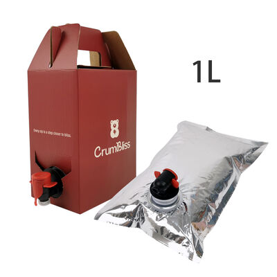 Bag In Box Featuring Spout Accessory ISO SGS Certified Ideal for Safe Liquid Transport and Storage