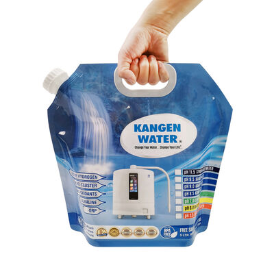 Customized Thickness Stand up Spout Bag Stand Up Pouch Safe Leak Proof Packaging for Juices Sauces and Liquid Detergents