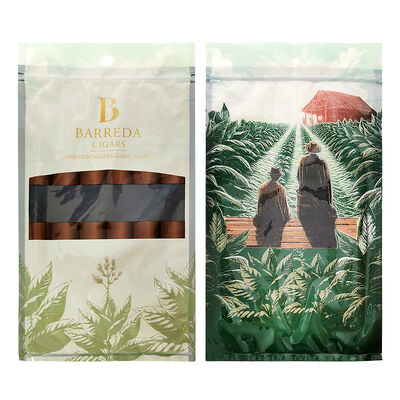 Cigar Moisturizing Plastic Zipper Bags Eco Friendly Leak Proof Resealable Cigar Packaging Bag Suitable for Cigar Preservation